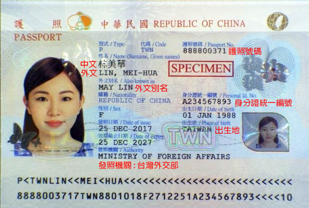 TW passport demo