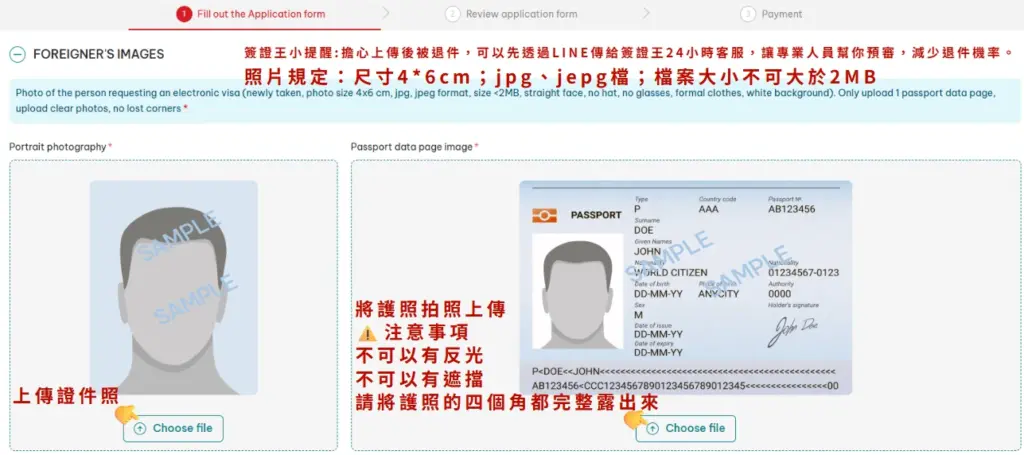 Vietnam e Visa Application Tutorial Step