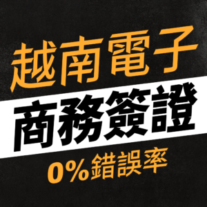 越南電子商務簽證服務